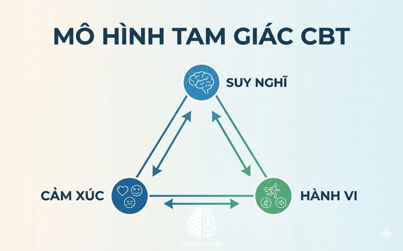 mo hinh tam giac lieu phap nhan thuc hanh vi cbt